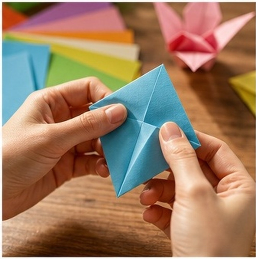 Art Craft With Paper - 500 sheets Origami Paper DIY Folding