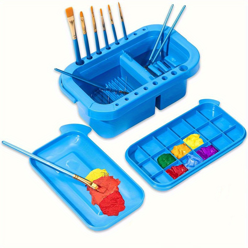 3-in-1 Paint Brush Cleaner Bas - Gouache Paint Set review and price