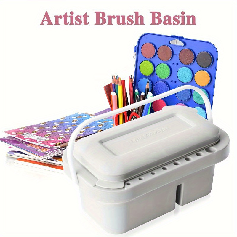 3-in-1 Paint Brush Cleaner Bas - Gouache Paint Set review and price