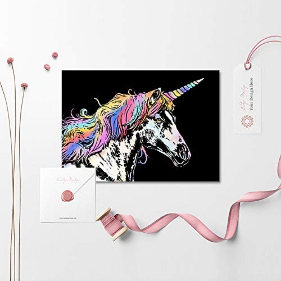 Rainbow Scratch Art Painting P - Art Craft With Paper review and price