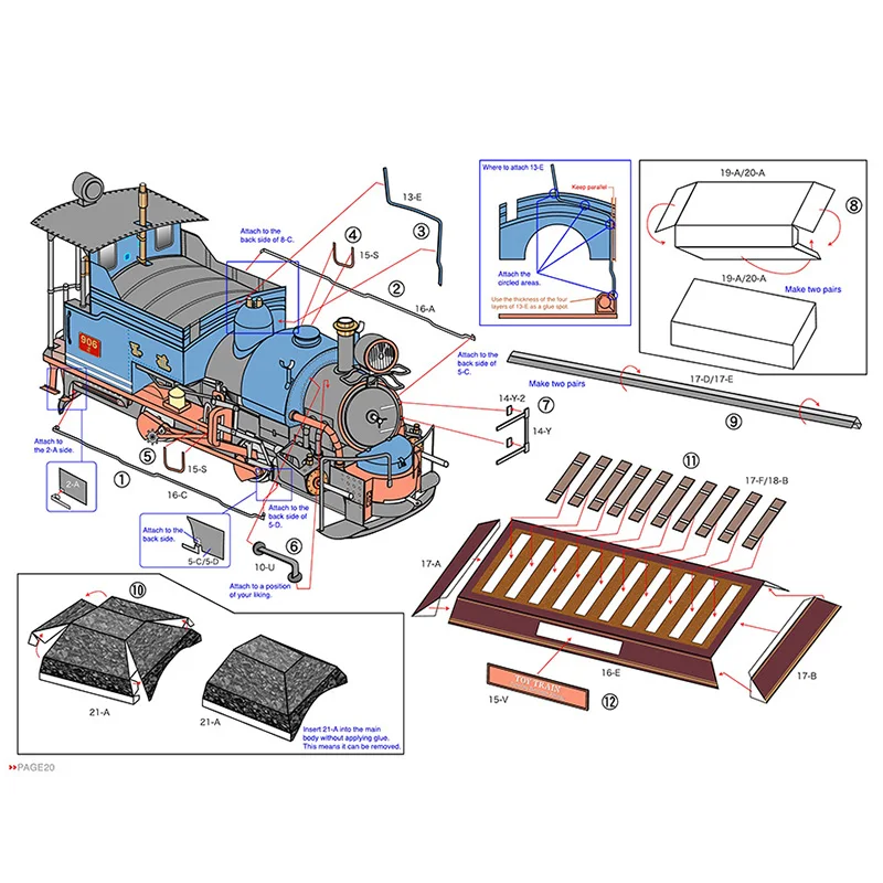 Classic Train Steam Locomotive - Art Craft Cardboard review and price