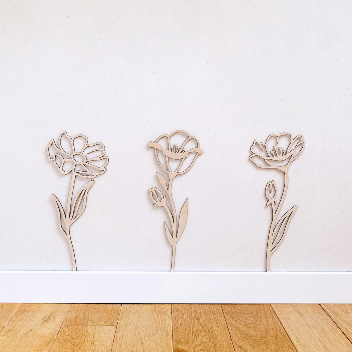 Wooden Flowers Wall Decor, Wil - Art And Craft For Nursery review and price