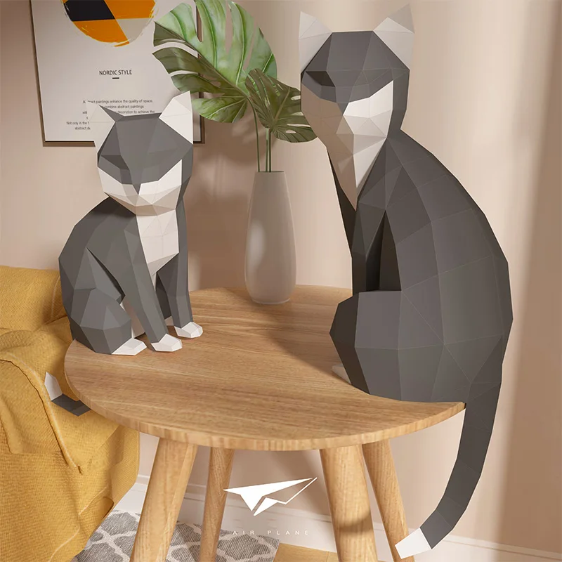 1 Pair Lovers Cat Animal Decor - Art Craft Cardboard review and price