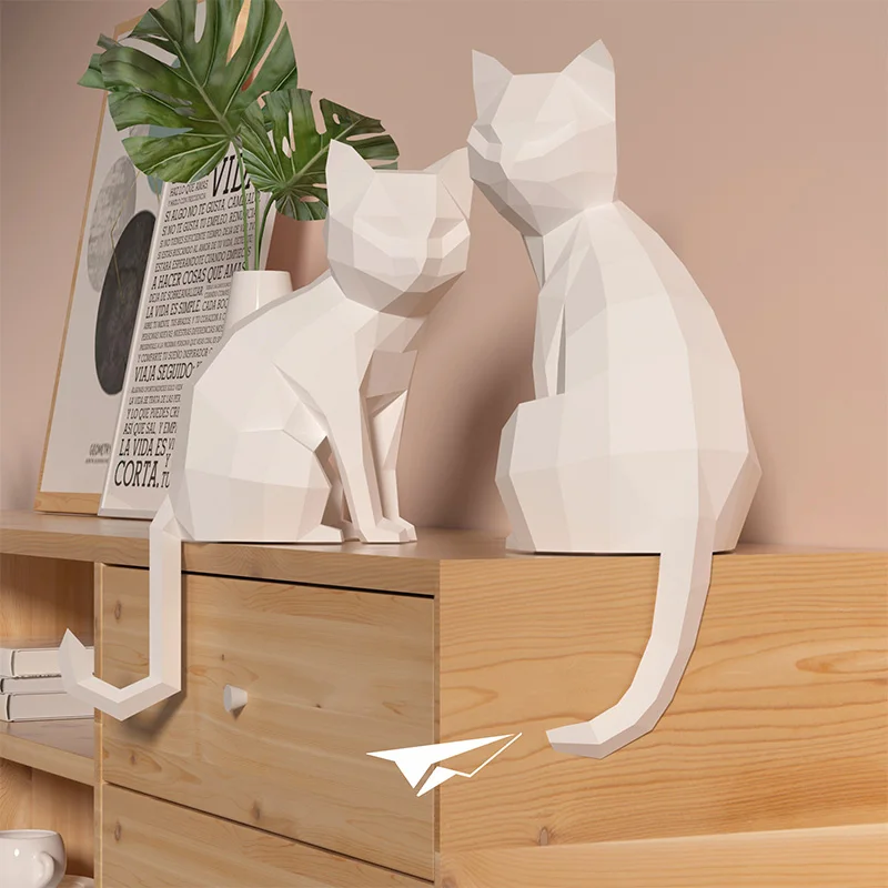 1 Pair Lovers Cat Animal Decor - Art Craft Cardboard review and price